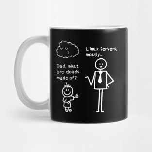 Dad, What Are Clouds Made Of Mug